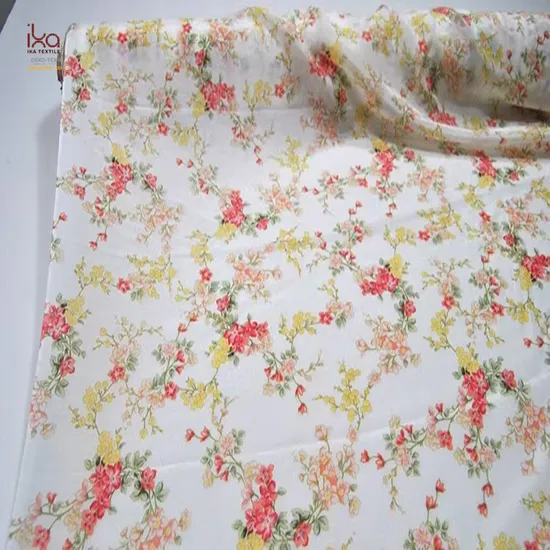 Logo Design Not Shiny Textile Washable Custom Flowers Printed Animal Wholesale Price Silk Cotton Fabric for Dress