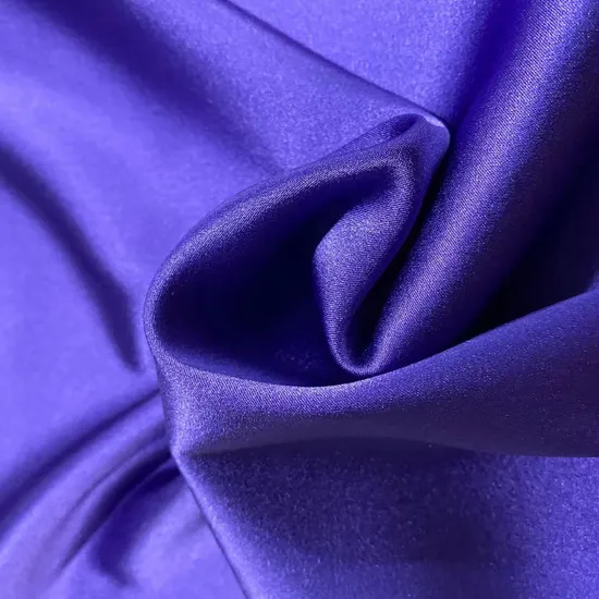 Shrink-Resistant Luxury 16mm Silk Stretch Satin Spandex Fabric
