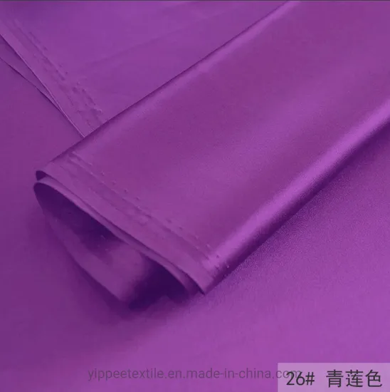 Wholesale 19mm 94%Silk 6%Spandex Elastic Crepe Satin Charmeuse Fabric