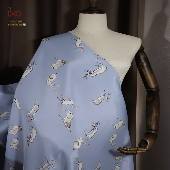 6A Pajamas Different Wholesale Custom Flowers Mermaid 100% Mulberry Silk Printed Floral Crepe De Chine Fabric for Garment