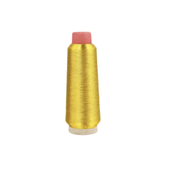 Qhm Production Computer Machine Gold Embroidery Threads for Broderie Logo