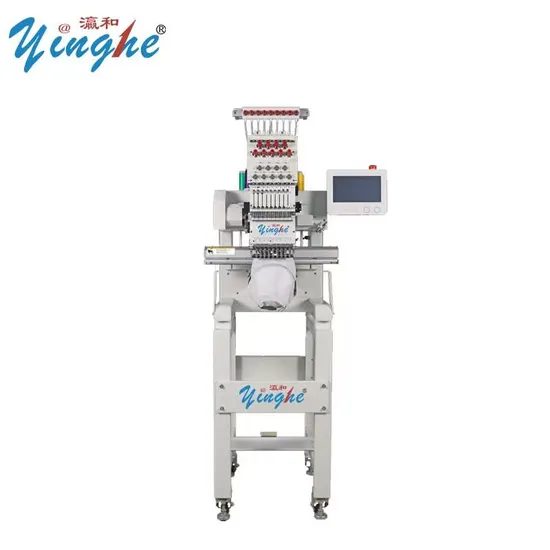 Yinghe Single Head Cap and Flat Computerized Embroidery Machine 9 Needles