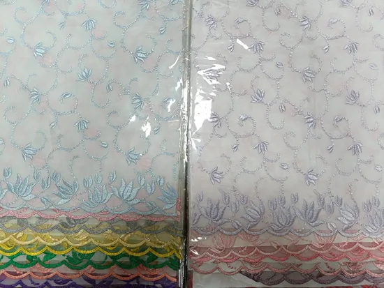 Embroidered Fabric Inventory on Sale, Cheap and in Stock - 003