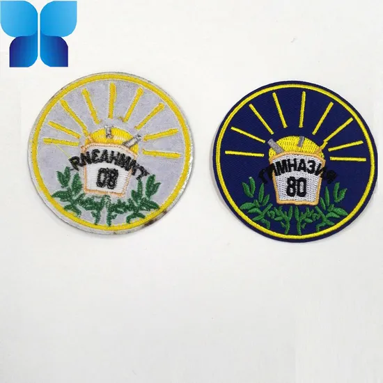 Embroidery Patch Custom Roundness Patch for Clothing Label