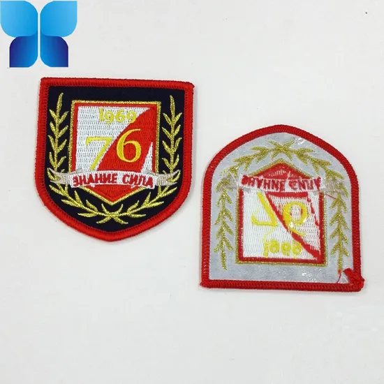 Custom Cheap Large Embroidered Letter Iron on Patch