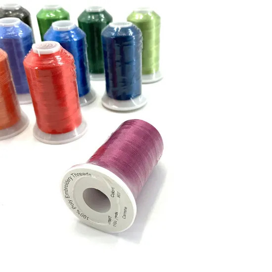 108d/2 Embroidery Thread 100% Polyester Sewing Thread for Clothes