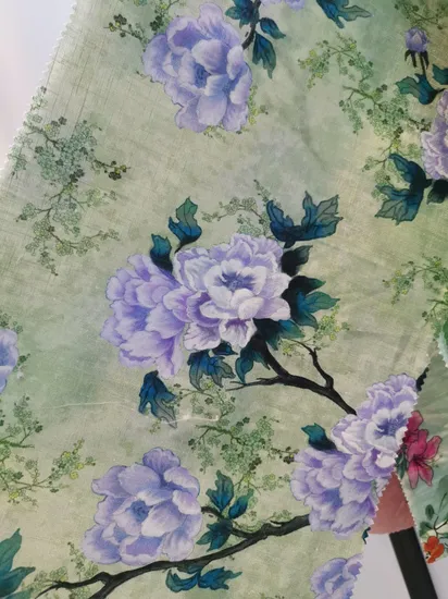 100% Woven Linen Fabric 21s*21s Printing Linen Fabric