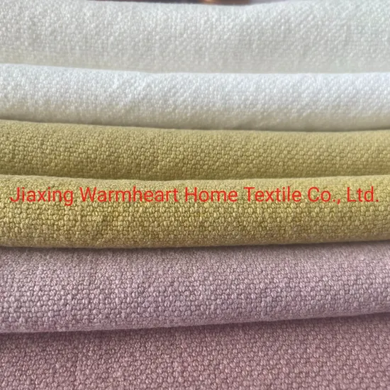 Linen Cotton Sofa Fabric Upholstery Cloth Decorative Material for Cushion Table Cloth