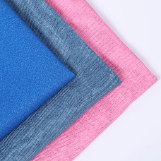 Slub Breathable 55%Linen 45%Cotton Fabric Manufacturer in China