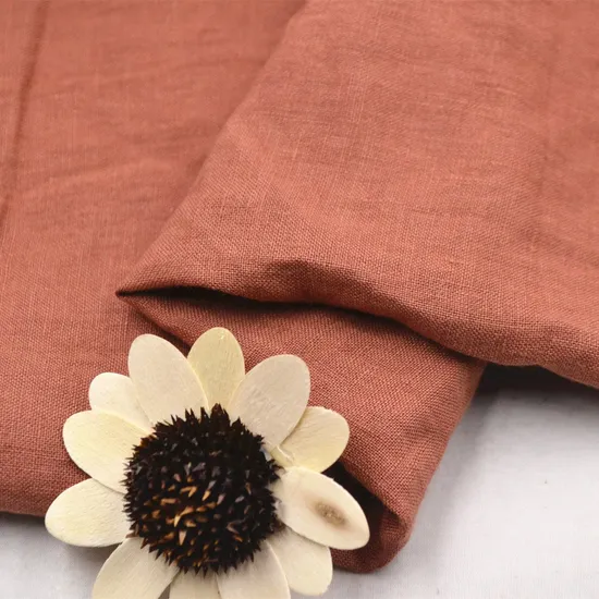 China Linen Fabric Supplier/140cm/175GSM/14s 100% Pure Linen Fabric for Shirt/Trousers/Dress/Pant