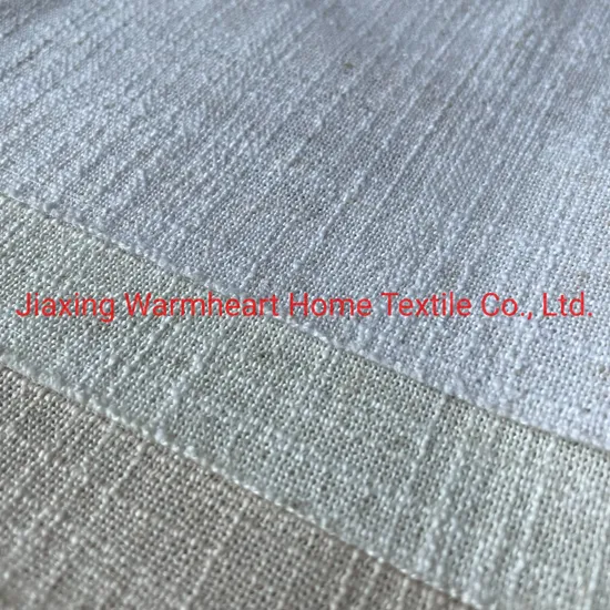 280cm Wide Linen Polyester Blended Woven Curtain Fabric for Cushion Table Cloth Upholstery Fabric (1234.)