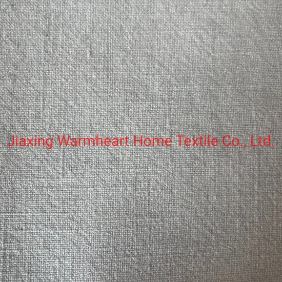 45%Linen 55%Cotton Curtain Fabric Woven Upholstery Fabric Decorative Cloth (1175)