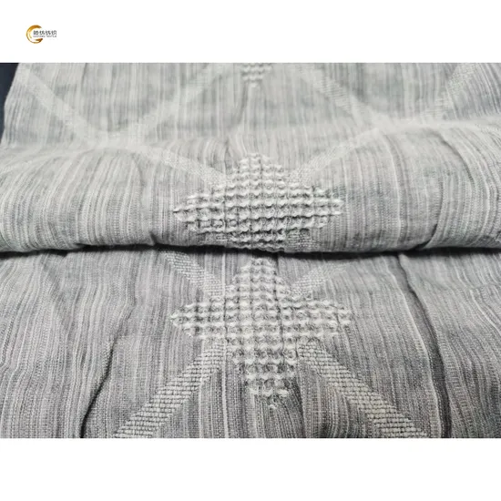 Linen Dyed Pillow Bedding Sofa Textile Upholstery Fabric