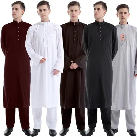 Twill Plain Weave 180-220GM for Shirt Thobe Tr Polyester Viscose/Rayon Abaya Fabric