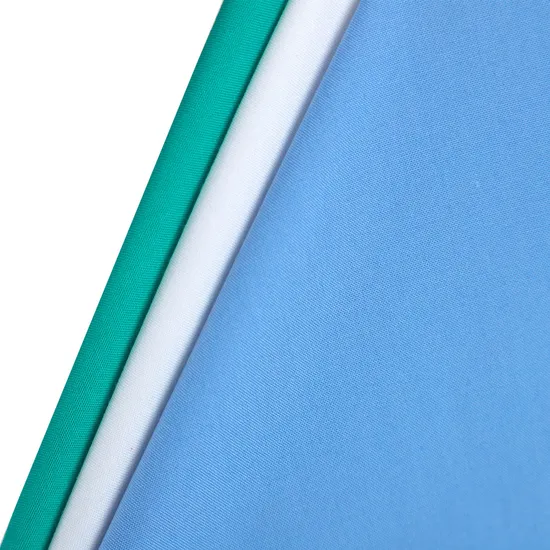 Tr65/35 Soft Handfeeling Poplin 150GSM Solid Dyed Smooth Touch Plain Style Airjet Woven Fabric for Uniform Fashion Garment