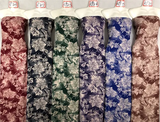 Hot Sale Custom Digital Printed Clothing Raw Woven Material Floral Printed