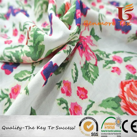 100% Rayon Fabric/Printed Rayon Fabric for Dress