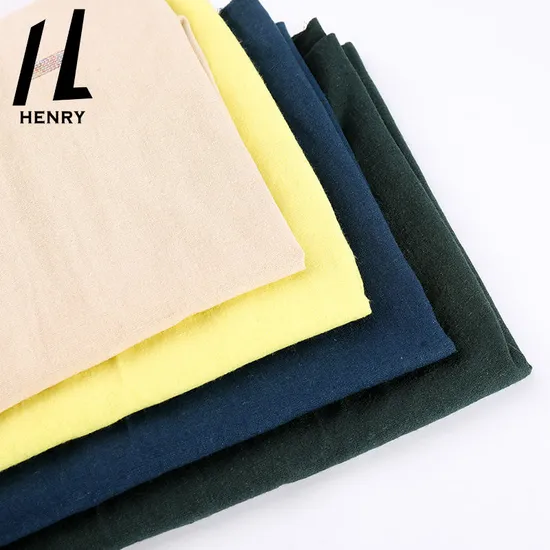 Manufacturer Lot Home Decorative Curtain Cloth Plain Linen Rayon Garment Dress Fabric