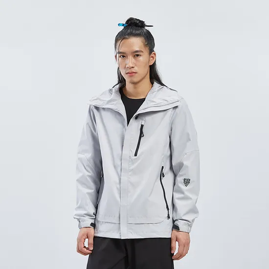 ODM/OEM Outdoor Travel and Hiking Lightweight Waterproof and Windproof Solid-Color Winter Hooded Jacket
