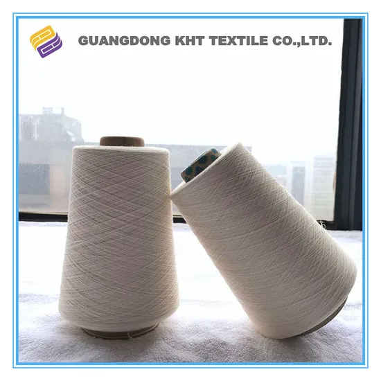 Good Quality Ne45/1 65% Recycled Polyester 35% Organic Cotton Blended Yarn