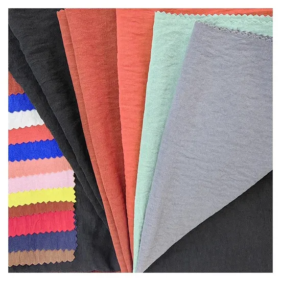 100%Polyester Fabric Cey Crepe Fabric Solid Color Soft Shrink Resistant Abaya Fabric