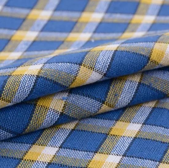 Wholesale Polyester Cotton Check Fabric Garment Fabric for African Market