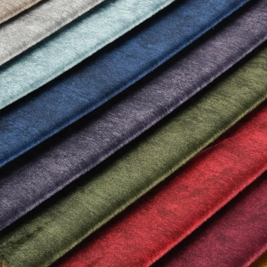 100% Polyester Printed Velvet Sofa Upholstery Fabric