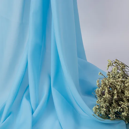 120d 71GSM 100% Polyester Can Be Printed Breathable Shirt Silk Chiffon Fabrics