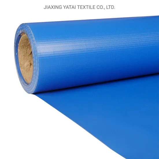 PVC Coated Fabric Waterproof PVC Tarps, Tarpaulin in Roll for Truck Cover