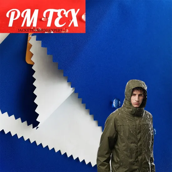 240t Polyester Laminated Pongee Textile Rain Coat Functional Fabric for Outdoor Jacket