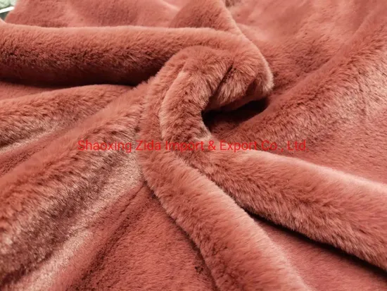 100%Polyester PV Fleece Knitting Fabric (Rabbit-Like)