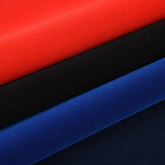 100 Polyester Tricot Knitted Flock Fabric
