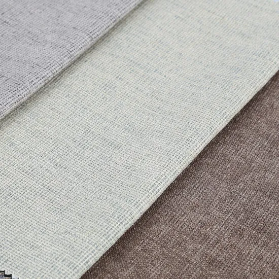 230g+90g Non Woven 145cm 100%P Wholesale Fabric Linen Sofas Fabric Textile Upholstery Raw Material Linen