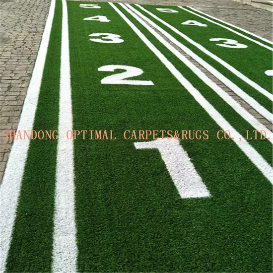 PP PE Decorative Imitation Outdoor Artificial Grass, Synthetic Turf, Fake Field Carpet for Soccer, Football, Sport