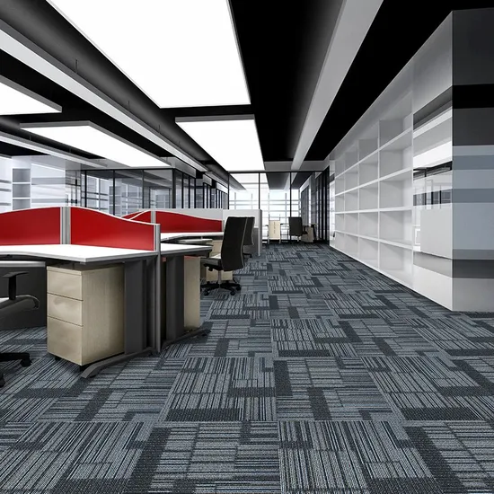 China Wholesale Custom OEM&ODM Carpet Factory Corridor Office Tufted Carpets Hotel PVC Carpet Tile Living Room Floor Removable Commercial Floor Carpet Tiles