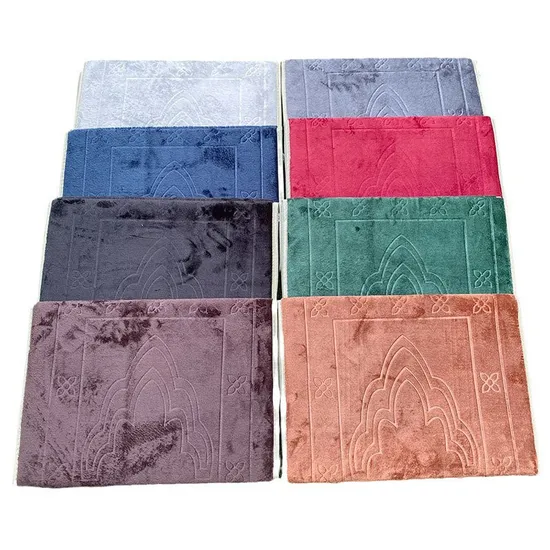 Comfortable Thick Flannel Praying Rug Foldable Travel Muslim Prayer Mat with Backrest