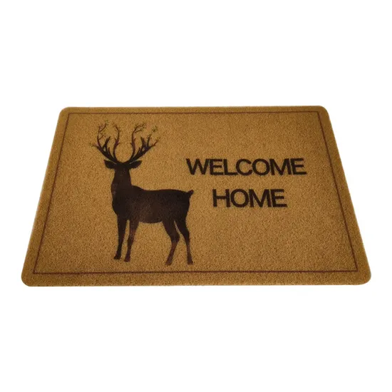 Personalized Door Mats with PVC Backing Custom Logo Doormat for Indoor Outdoor