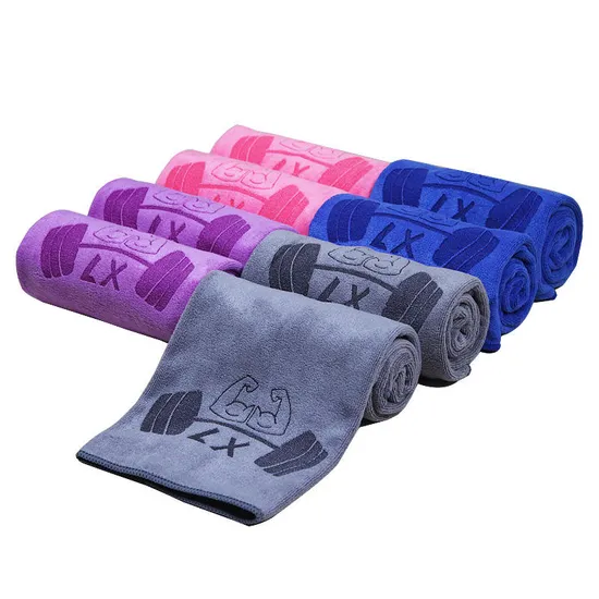Microfiber Sports Towels Super Soft 400GSM Custom Logo Laser Print Gym Towel