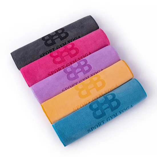 Custom Digital Logo Sports Soft Sweat Microfiber Gym Fitness Golf Towel