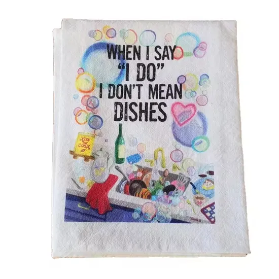 Luxury Water Absorbent Grid 100 Cotton Linen Kitchen Tea Towel