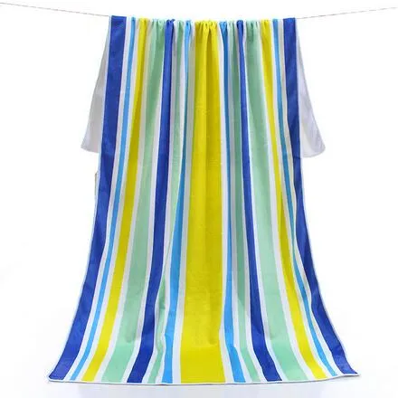 Stripe Microfiber Towel Printing Quick Dry Beach Towel