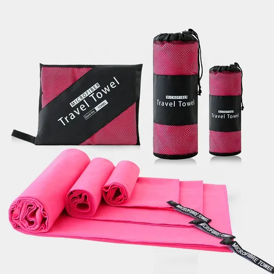 RPET Recycle Wicking Anti-Microbial Microfiber Sport Towel