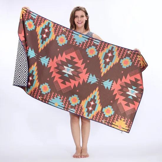 Wholesale Lightweight Extra Large Microfiber Beach Towel for Travel