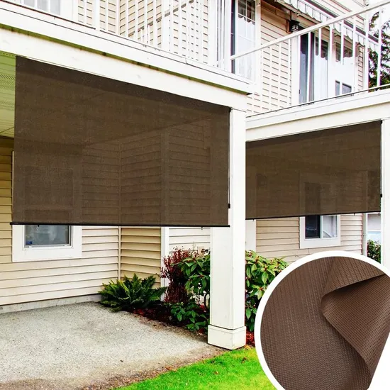 Fireproof Vertical Blind Fabric Sunscreen Blinds Polyester Curtain