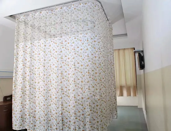 Double Side Printed Flame Retardant Hospital Privacy Curtain