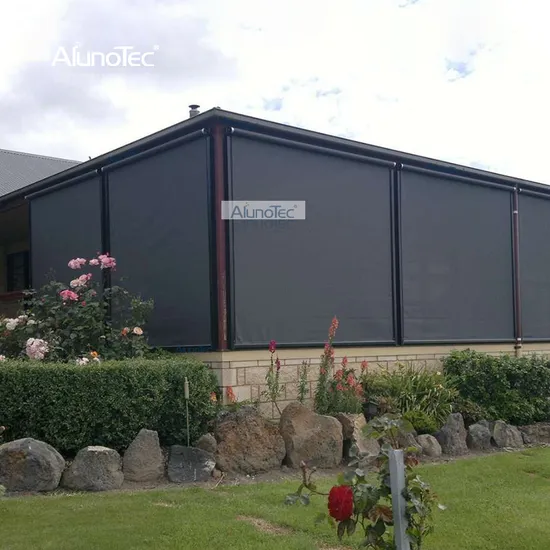 AlunoTec Fabric Easy to install Powered Window Blinds with Electronic Limit