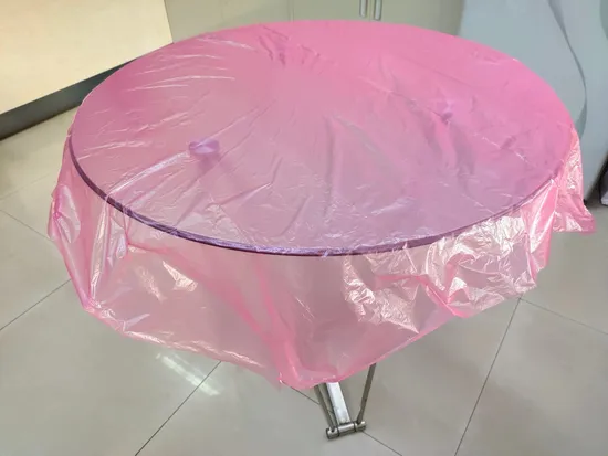 Factory Wholesale Price Disposable Plastic PE Plastic Table Cover Party Tablecloth