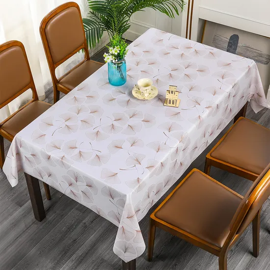 Wholesale Fine Tablecloths Waterproof Erasable PVC Tablecloth