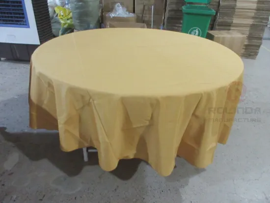 98 Inch Round Textile Washable Tablecloth Resistant Table Cover