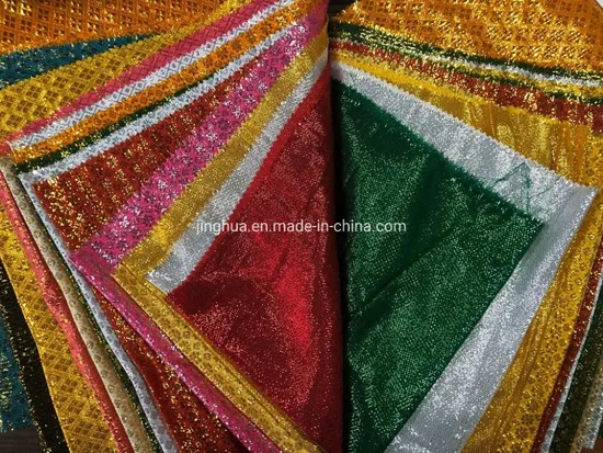 Polyester Yarn Dyed with Metallic